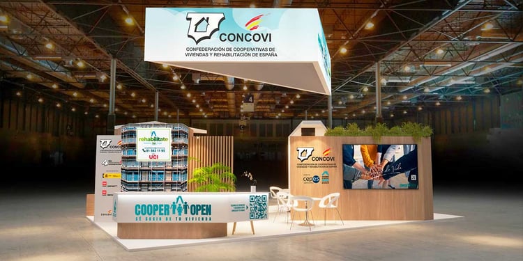 EL REGISTRO DE DEMANDANTES DE VIVIENDA DE CONCOVI ASISTE UN AÑO MÁS AL SIMA 2023, DANDO A CONOCER EL GRAN POTENCIAL DEL COOPERATIVISMO DE VIVIENDA